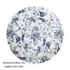 12/10/8/6.5in Round Bone china Tableware European Blue Floral Pasta Plate Ceramic Salad Plate Dinning Plates
