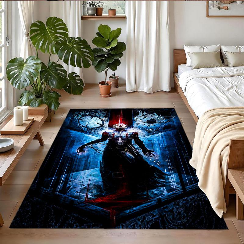 Crystal Velvet Rug Soft Non Slip Indoor Floor Mat Home DecorHellraiser Pinhead
