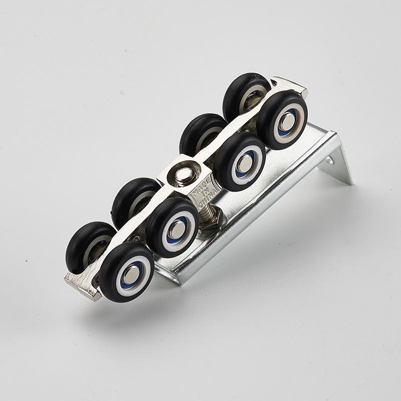 Tyst Skjutdörrspulley och Spårset för Glas- eller Trädörrar