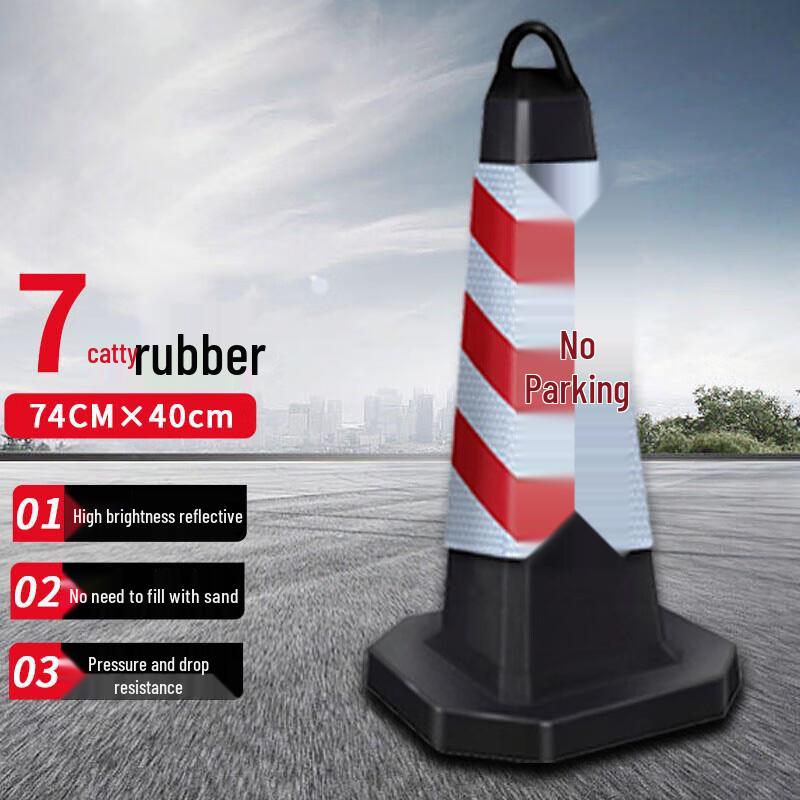 Reflective Rubber Warning Post