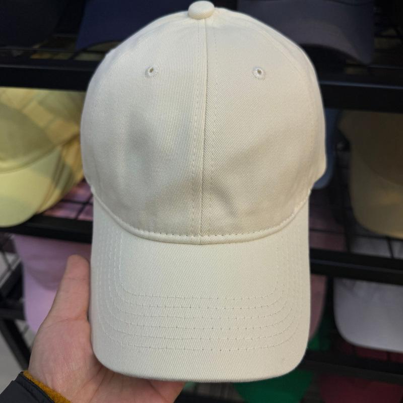 Customized Light Board Soft Top Versatile Cap Men'S Summer Street Spring Summer Autumn Solid Color Baseball Cap Children