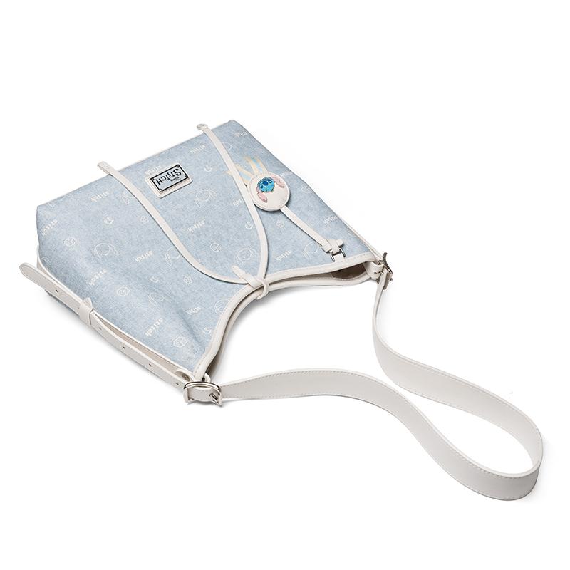 New Disney Stitch Series PVC Shoulder Bag Women's Blue BMK-72872