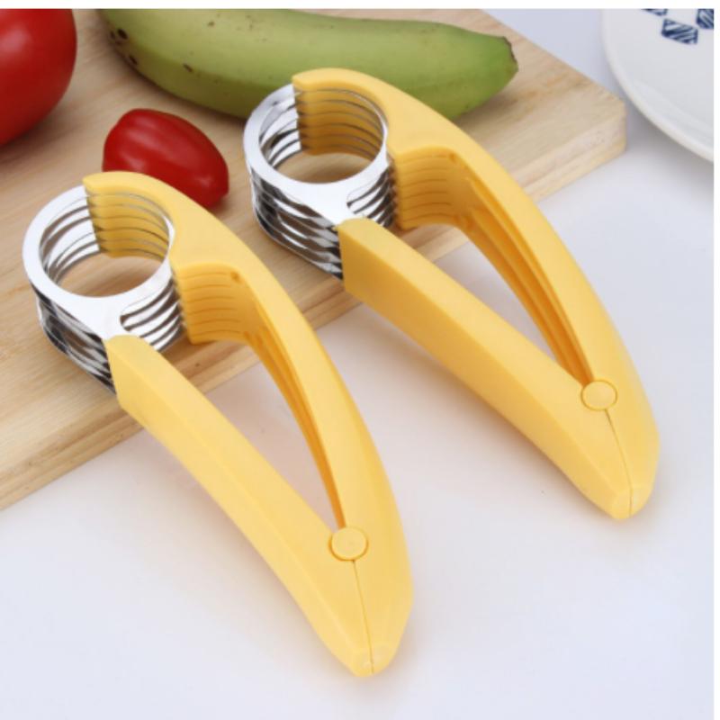 Creative Kitchen Gadget 201 Stainless Steel Banana, Ham, Sausage and Cucumber Can Be Sliced