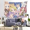 Lucky Star Anime Lucky Star Anime Tapestry Wall Hanging Aesthetic Home Decor Tapestries for Dorm Room