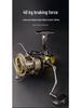 Heavy-Duty Full Metal Fishing Reel: 5KG Braking Force, Anti-Seawater, Long Cast