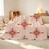 Soft Flannel Fleece Blanket No Shedding, Ethnic Style Single Size, Cozy Warm for Bedroom Home, Ideal for Christmas & Halloween