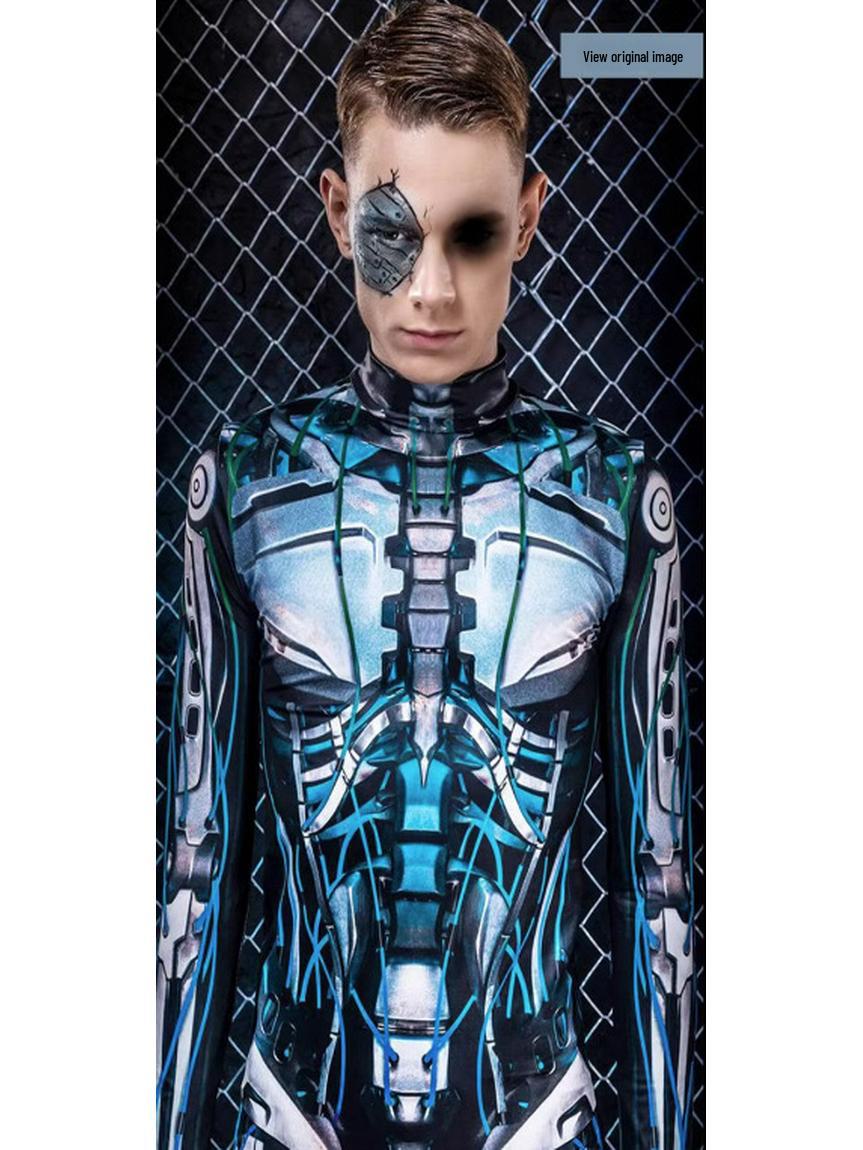 

Комбинезон-трико Cyberpunk 3D Printed для женщин S