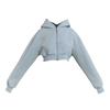 Mars The Label Womens/Ladies Classics Cropped Full Zip Hoodie