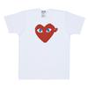 Cross-border American Trendy Brand Bestseller Heart-shaped Unisex 3D Printed Crew Neck Simple Casual Loose Short-sleeve T-shirt