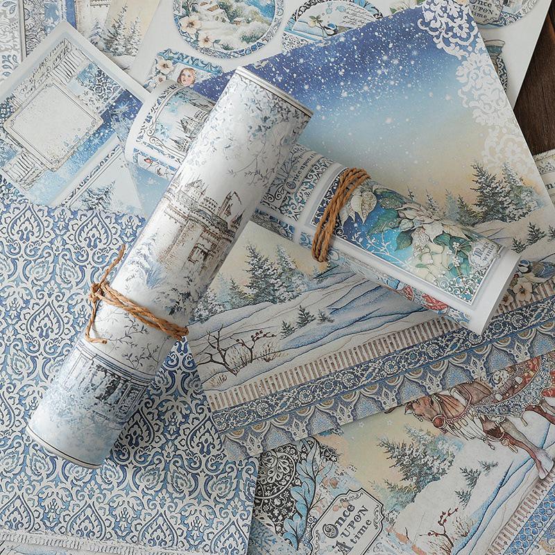 Stamperia Winter Tales Retro Fairy Collection: 15-Sheet Journal Paper Pack