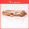 Elegant Pu Dress Belt For Women With Adjustable Clasp And Slim Design For Office Attire