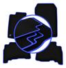CARLUX-BLUE Car Mats For: Toyota Land Cruiser J150 Off-road (2009-)