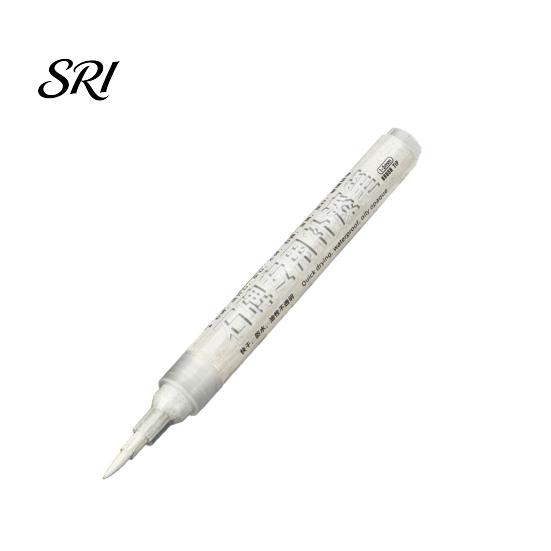 Plastic Paint Pen Permanent Oil-Based Markers Quick Dry Waterproof Marking Pens Metal Marker for Wood Fabric Stone Canvas Glass Industrial Tires белый