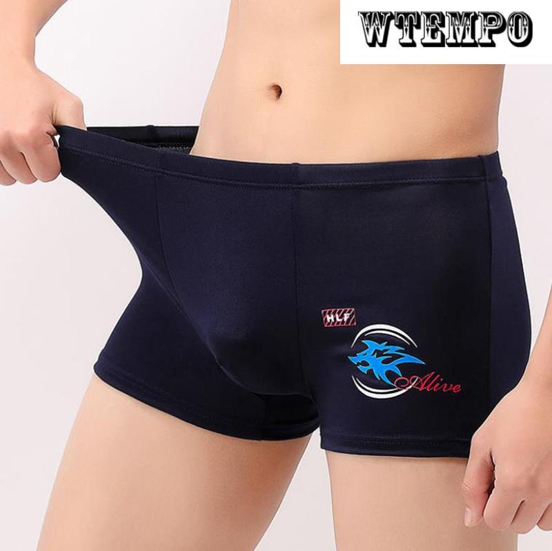 4 ks U konvexní spodní prádlo Spodní prádlo Elastické boxerky Měkké a pohodlné boxerky pro muže