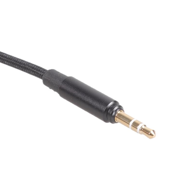 4-Pin Symmetrisches Kabel für Hifiman Arya Sundara Ananda HE400SE Kopfhörer 4-Pin auf Doppeltes 3,5mm Headset-Kabel Ersatz