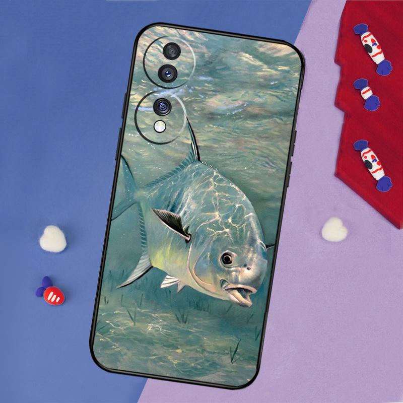 Fish Fishing Case For Honor 200 Pro 50 70 90 X8a X9a X8 X9 X8b X9c X9b Honor Magic 7 5 6 Pro Lite Cover