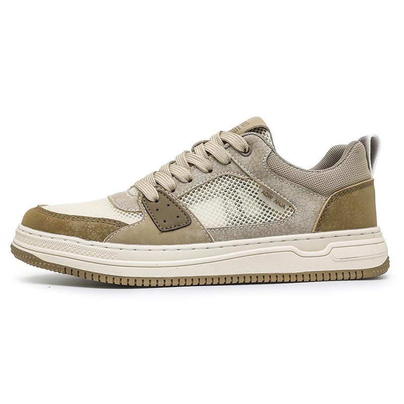 Men's shoes new summer breathable mesh shoes thick sole non-slip wear-resistant sports shoes men's fashionable casual shoes
