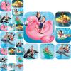 Intex Pvc Inflatable Ride-on Animal Swim Floats For Kids And Adults With Fun Designs