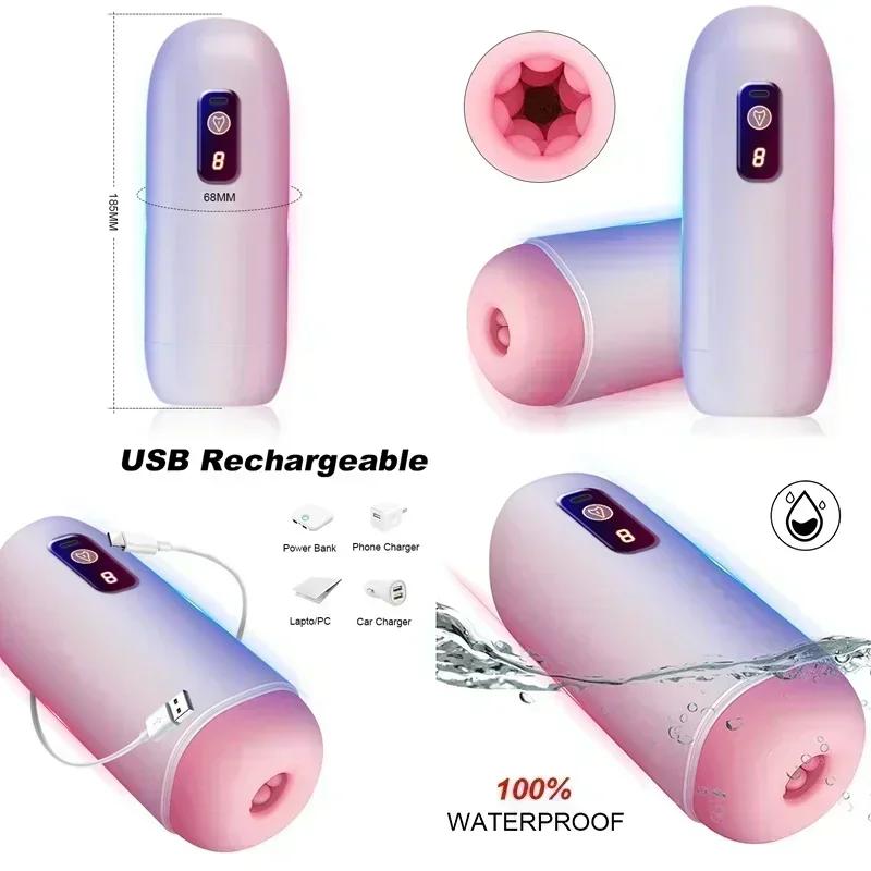 Bd Suit Masturbatory Masturbation Egg Men Sex Toy Ass Vagina Toy For Men Artificial Tongue Rubber Pussy Exciting Toys18+ Big
