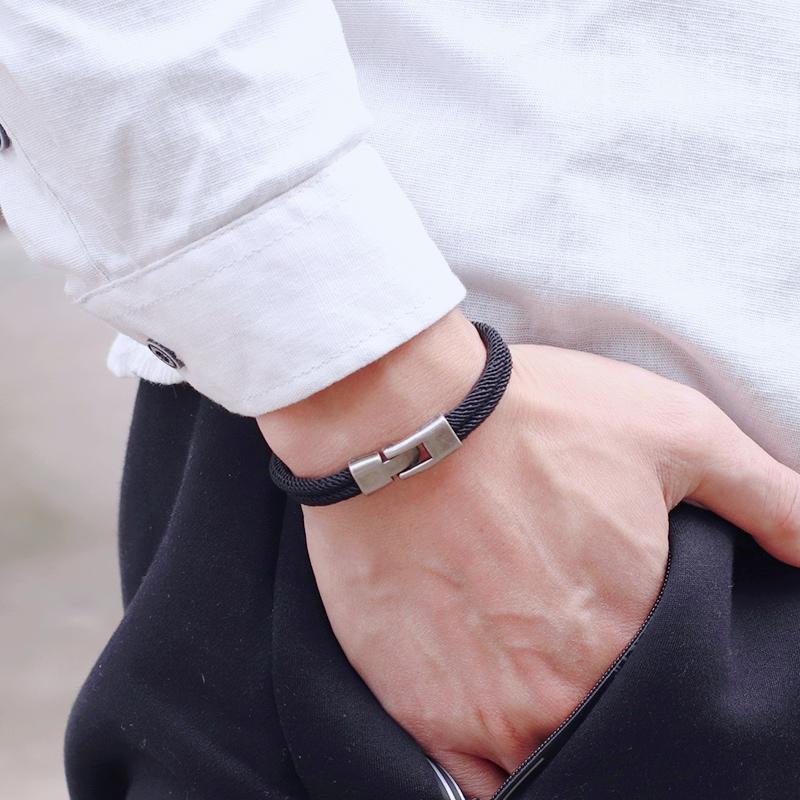 New In Men Rope Bracelets Vintage Macrame Braclet Festival Accessories Matching Wrap Braslet Gift For Him Pulseira Masculina
