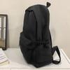 Solid Color Backpack Large Capacity Student School Bag College Style Backpack