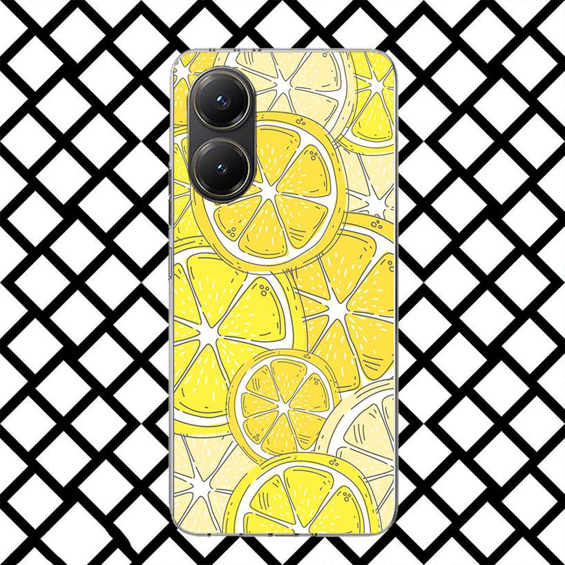 Summer Fruits Lemon Phone Case for Xiaomi Poco F7 Ultra X7 X6 X5 Pro X4 Gt M8 M7 Redmi 15 15C 13 13C 12 12C Soft Cover Fundas Po
