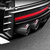 Car Special Matte Glossy Carbon Fiber Muffler Exhaust Pipe Mount Black For New DODGE Attitude GT GAC Empow 2024 2025 Accessories