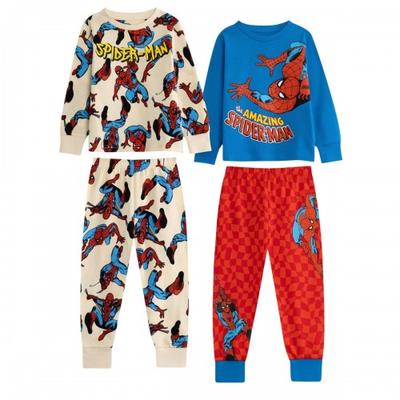 The Amazing Spider-Man Boys Long-Sleeved Long Pyjama Set (Pack of 2)