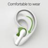 1 Pair Earbud Noise Insulation Ultra Tips Comfortable Thin Wireless In-ear Earphone Soft