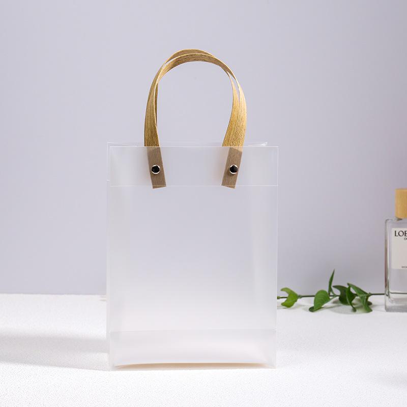 High-End Transparent PVC Gift Bags for Birthdays & School Events