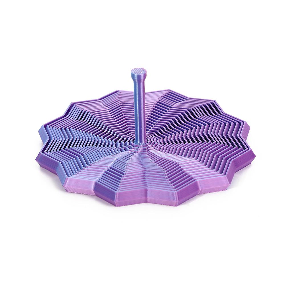 Polygonal Radish Tower: 3D Printed Foldable Star Tower Educational Toy for Kids