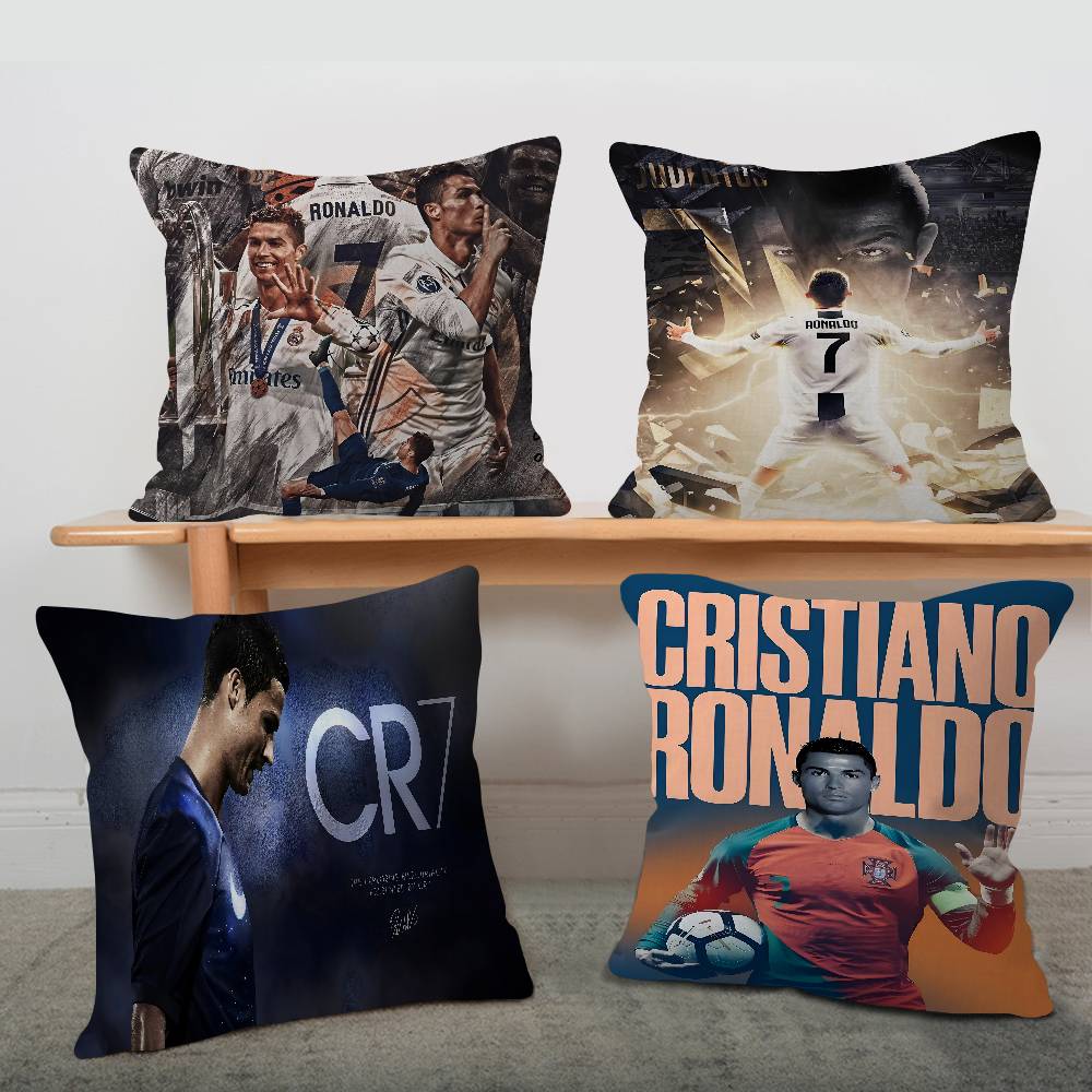 Football Star Number Personalized Pillow Cover Kids Bedroom Wild Party Decor Pillowcase kid Birthday shower Gift