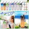 850ml Bottle, Update Water Bottle Up Set With 7 Capsules Drinking Straw, Outdoor Water Bottle