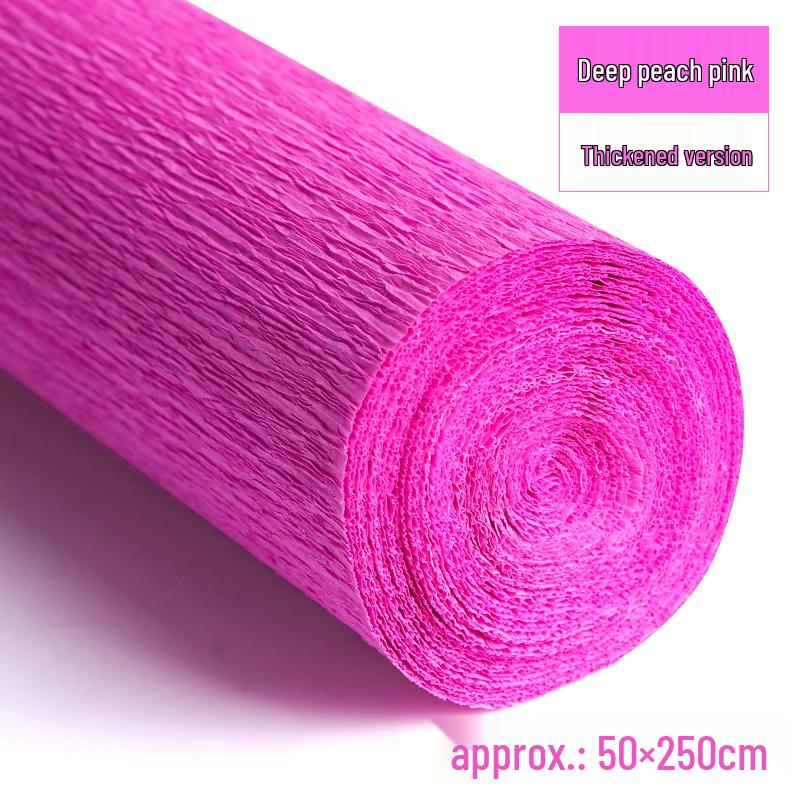 Packung dickes grünes Krepppapier für handgefertigte 3D-Blumen, ideal für Bastelarbeiten in Grundschule und Kindergarten