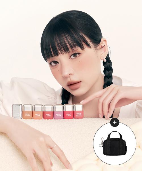About Tone [6set] Blur Fit Tint Mini  6 Colors   + Free Key Ring Pouch AT.Blur Fit Tint Mini 6 types