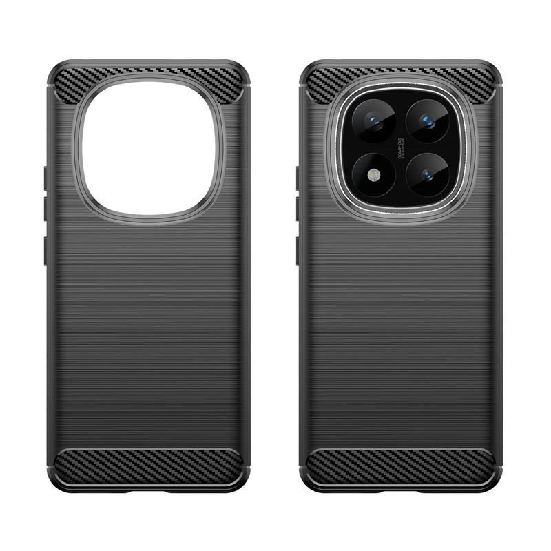 For Poco X7 Case Cover Xiaomi Poco X7 Capas New Armor Phone Protective Bumper Back Carbon Fiber TPU Soft Fundas Poco X7 PocoX7