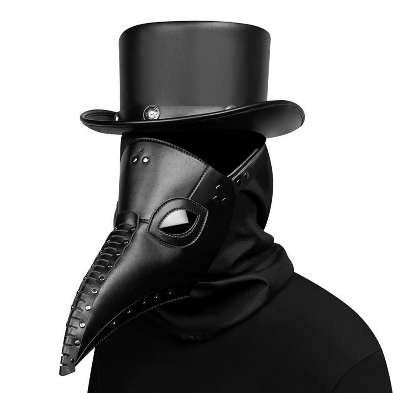 Plague Doctor Mask Halloween Cosplay Medieval Bird Beak Party PU Material