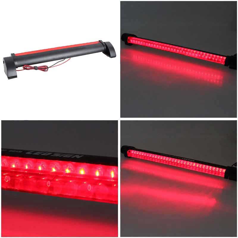 Bară Roșie LED 12V A Treia Lumină de Frână Montată Sus Semnal de Avertizare Stop Lampă Semnalizare Parcare Spate Lumină de Frână Înaltă Lampă Spate Mașină