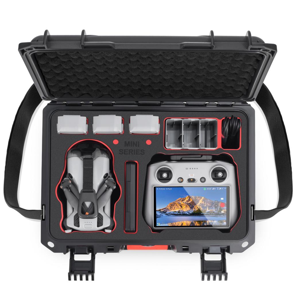 STARTRC DJI Mini 5 Pro Case, Compatible with RC-N3RC-N2 Transmitters, Shockproof EVA Travel & Outdoor Storage Bag, Provides All-Round Protection for