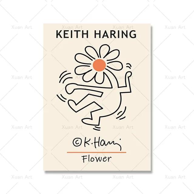 Modern Abstract Aesthetics Wall Art Retro Pop Stick Figure HD Oil On Canvas Poster Print Home Bedroom Living Room Decor Gift No Frame