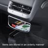 For - 2024 Tesla Model Y Air Vent Back Seat Outlet Organizer Storage Box