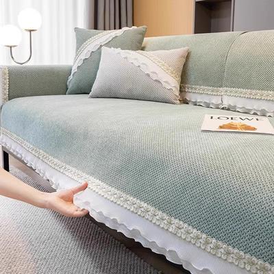 Light Luxury High-End Chenille Sofa Cushion, All-Season Non-Slip Seat Cushion, Sofa Cover, Cloth Cover, Backrest Towel