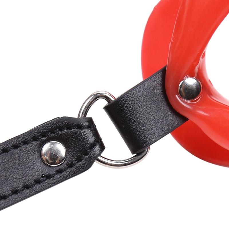 Silikon Munnball BDSM Bondage Lepper Ring Åpen Gag Ball Voksen Slave Erotisk Sexleketøy For Par Leker Munn Gag Spill Elskere