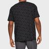 Under Armour UA Unstoppable Wordmark Full Print Crew Neck T-Shirt Men Tops Black 1345563-001
