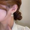 Trendy Geometric Rhinestone Zirconia Square Stud Earrings