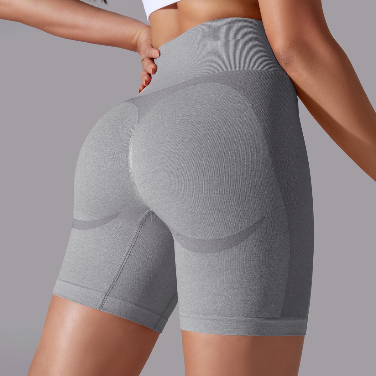 

Жіночі шорти Nessaj Безшовні спортивні шорти для жінок Велоспорт Фітнес Легінси з високою талією M сірий