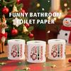 1/5Rolls Christmas Toilet Paper Santa Claus Elk Holiday Designs Toilet Paper Christmas Decoration Xmas New Year Supplies Navidad