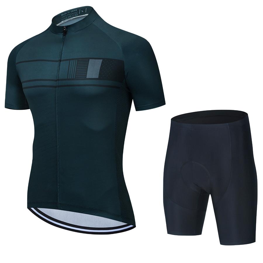 2025 Pro Cycling Set Summer Cycling Jersey Set Bike Cycling Clothing Breathable MTB Bicycle Sportswear Suit Men Cycling Clothes