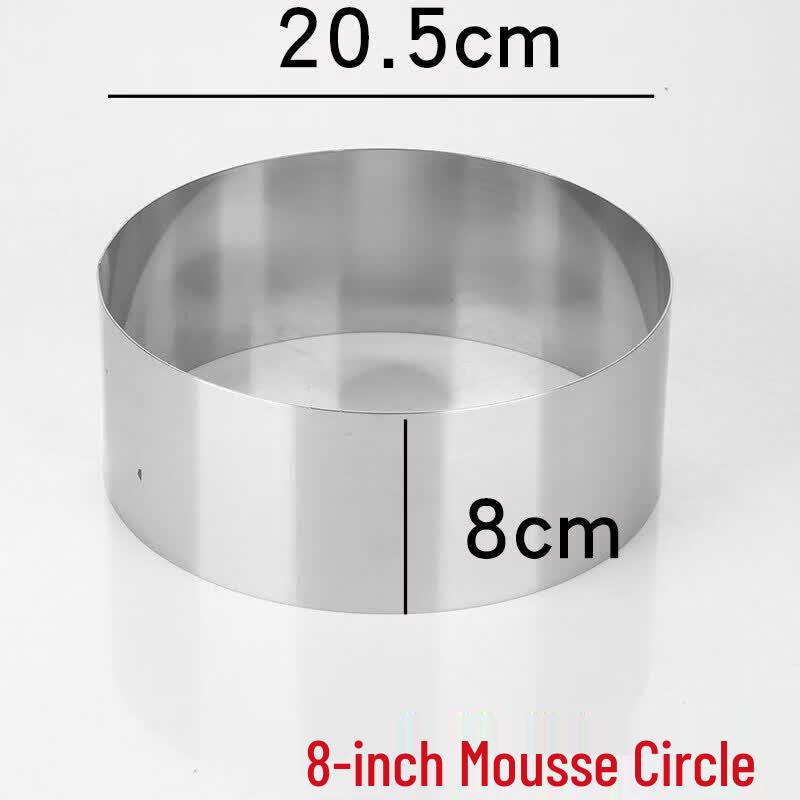 Qiwei Stainless Steel Adjustable Mousse Cake Ring