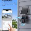 12X Zoom 4G LTE Solar Security Camera 8MP Night Vision Dual-Lens Outdoor WiFi Solar Battery Camera PIR Human Detection